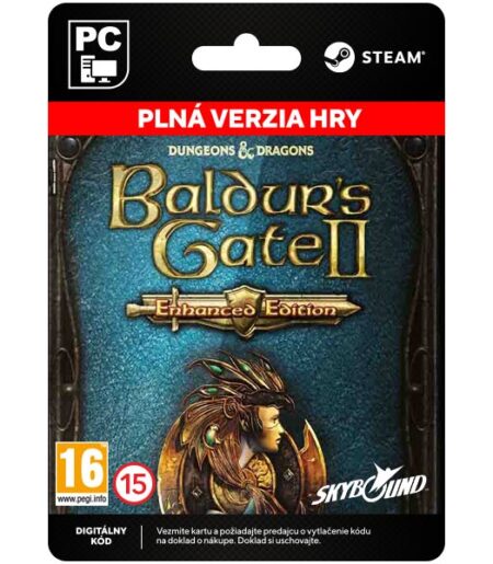 baldur s gate 2 enhanced edition steam pc digital 416359