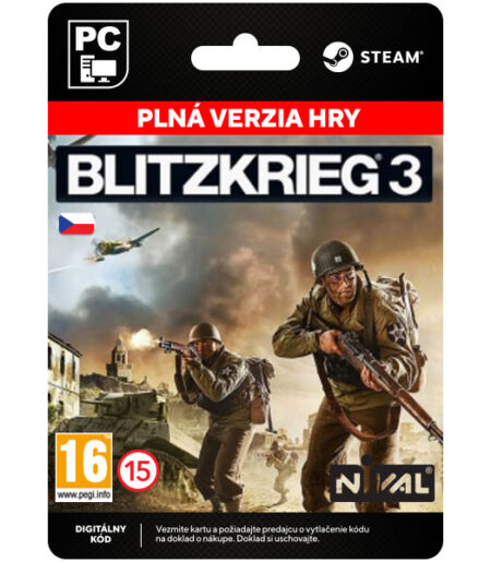 blitzkrieg 3 cz steam pc digital 413579