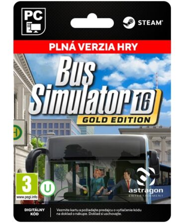 Bus Simulator 2016 (Gold Edition) [Steam] od Astragon