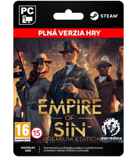 empire of sin premium edition steam pc digital 417368