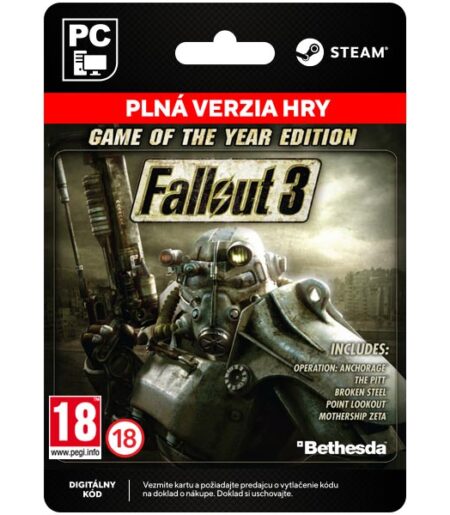 fallout 3 game of the year edition steam pc digital 416730