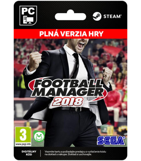 football manager 2018 steam pc digital 411340