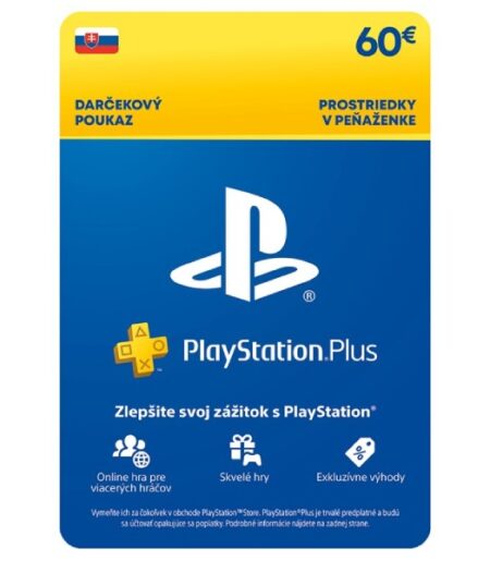 playstation store gift card 60eur esd sk cd key 474279