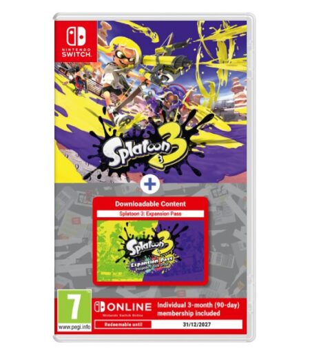 splatoon 3 season pass a nintendo switch online na 3 mesiace nsw 477648