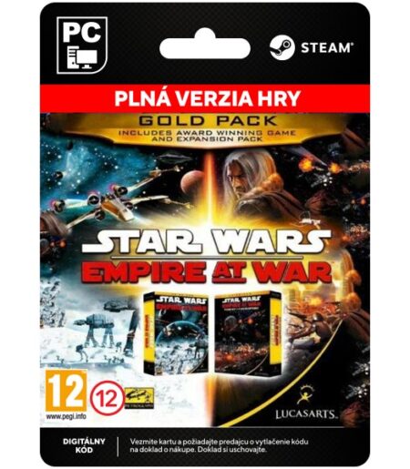 Star Wars: Empire at War (Gold Pack) [Steam] od Lucas Arts