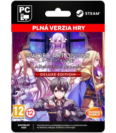 sword art online alicization lycoris deluxe edition steam pc digital 441037