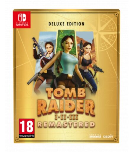 tomb raider i iii remastered starring lara croft cz deluxe edition nsw 475815