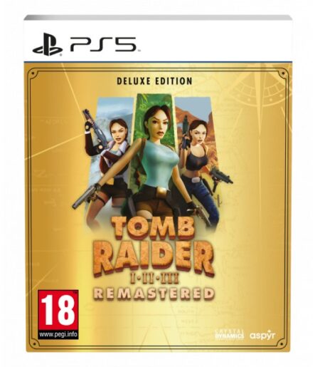 tomb raider i iii remastered starring lara croft cz deluxe edition ps5 475814