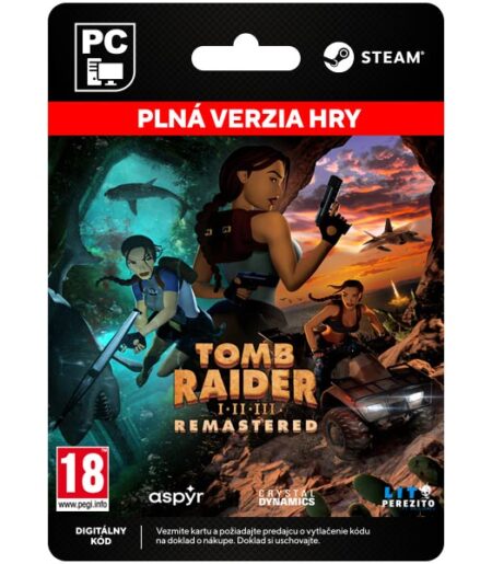 tomb raider i iii remastered steam pc digital 471571