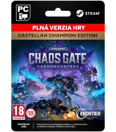 warhammer 40 000 chaos gate daemonhunters castellan champion edition steam pc digital 440955