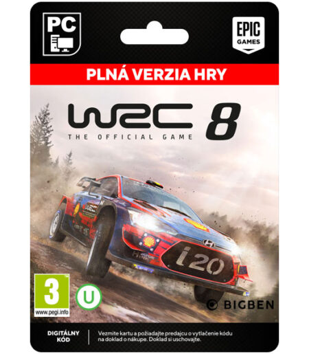 wrc 8 the official game epic store pc digital 411952